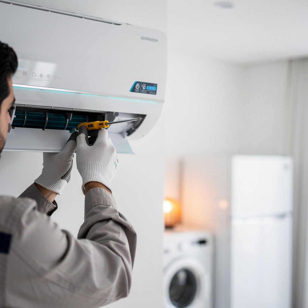 Suhulksa professional team providing expert air conditioning and home appliances services in Riyadh